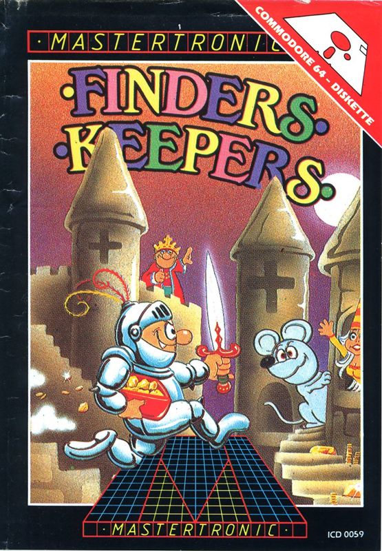 Finders Keepers box art for MSX